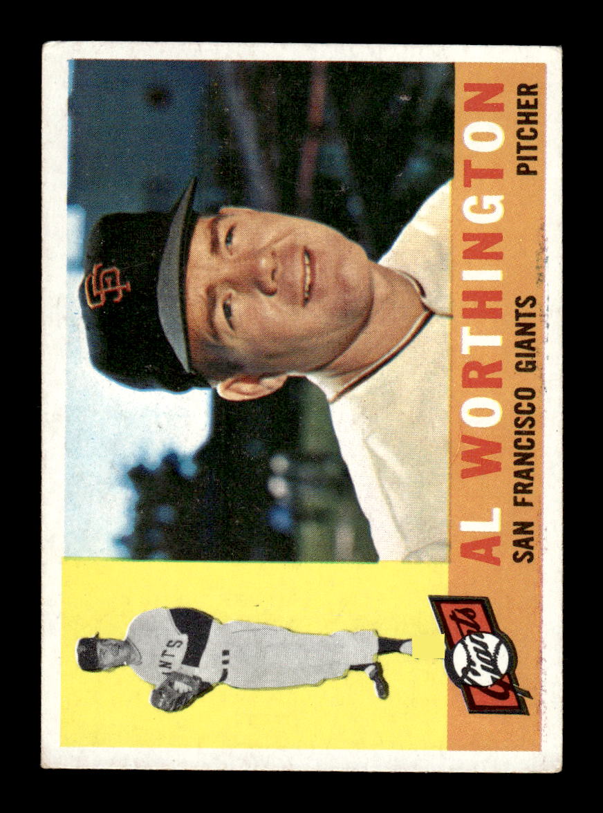 1960 Topps #268 Al Worthington San Francisco Giants EXMT KC10008905