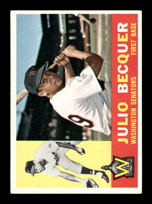 1960 Topps #271 Julio Becquer Washington Senators EXMT KC10008906