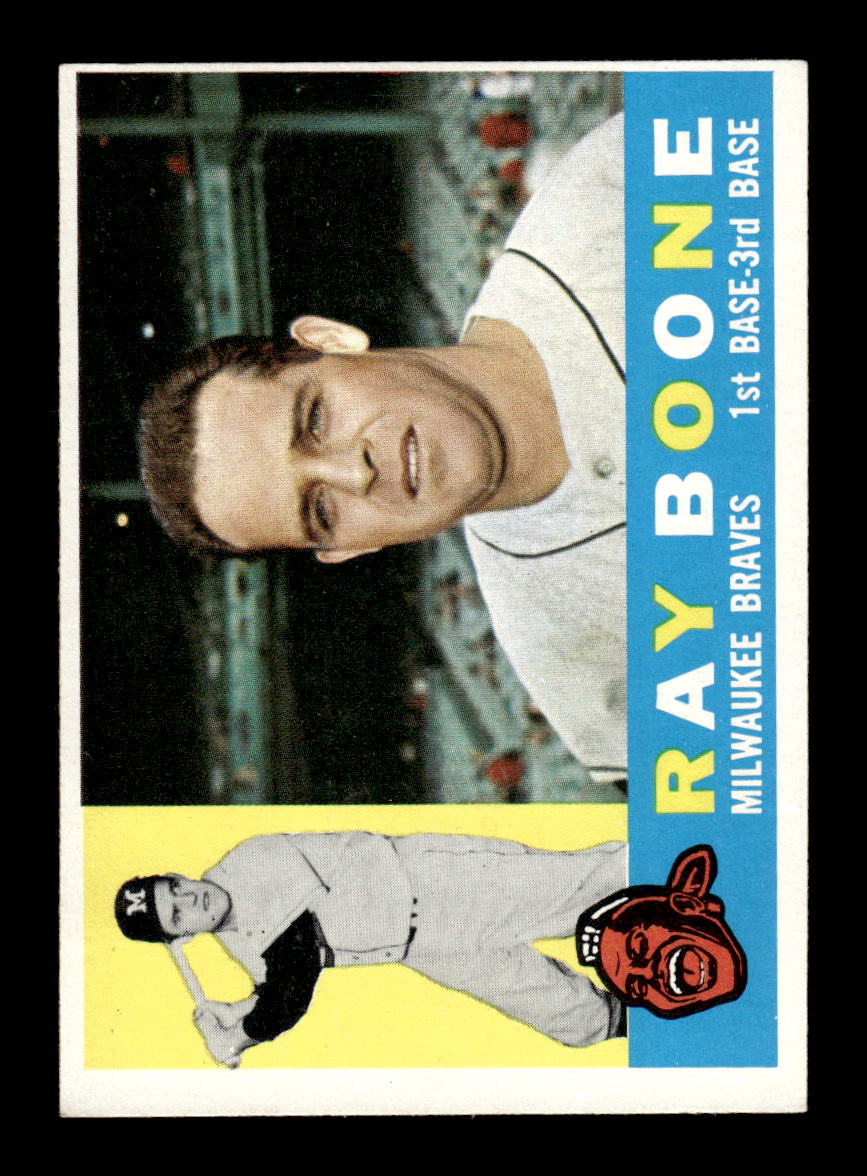 1960 Topps #281 Ray Boone Milwaukee Braves EXMT KC10008913