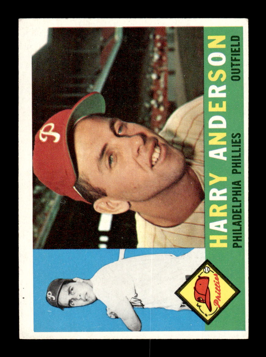 1960 Topps #285 Harry Anderson Philadelphia Phillies EXMT KC10008917