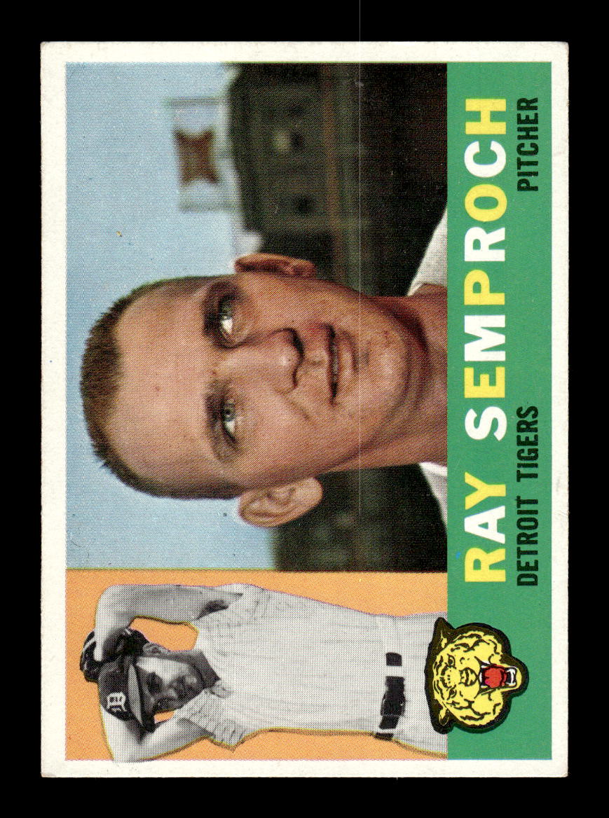 1960 Topps #286 Ray Semproch Detroit Tigers EXMT KC10008918