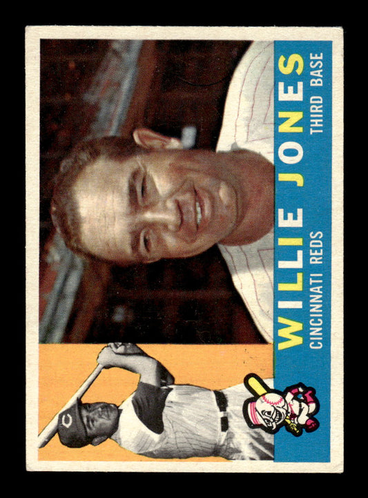 1960 Topps #289 Willie Jones Cincinnati Reds EX KC10008921
