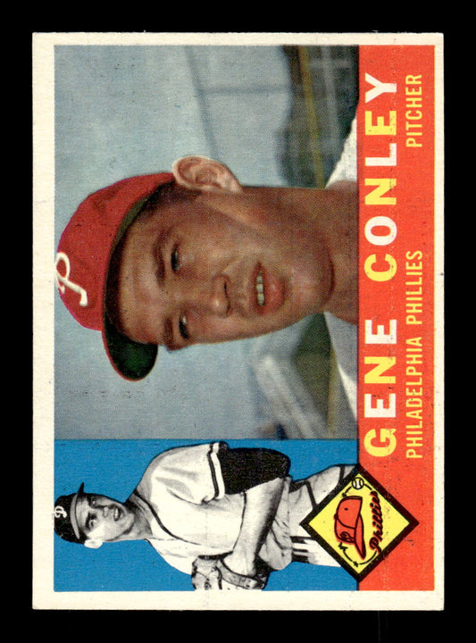 1960 Topps #293 Gene Conley Philadelphia Phillies EXMT KC10008924
