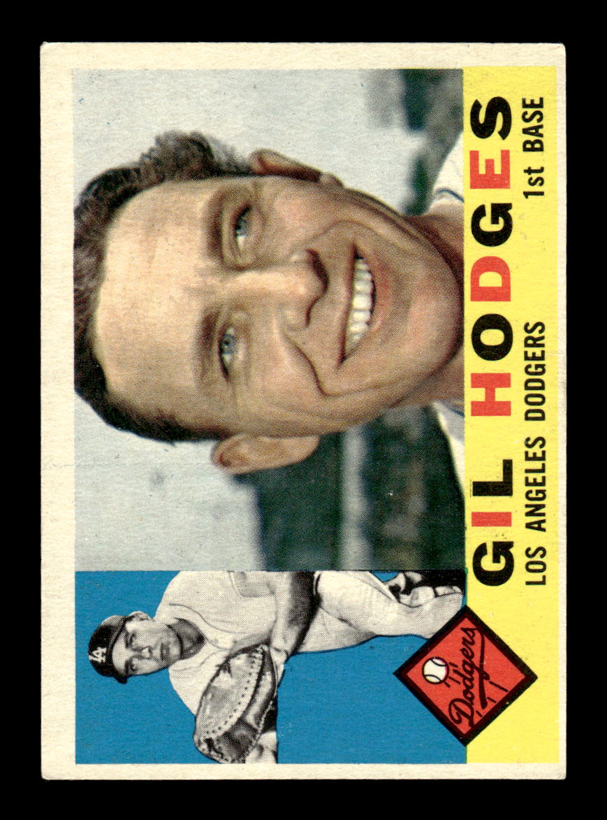 1960 Topps #295 Gil Hodges Los Angeles Dodgers EXMT KC10008926