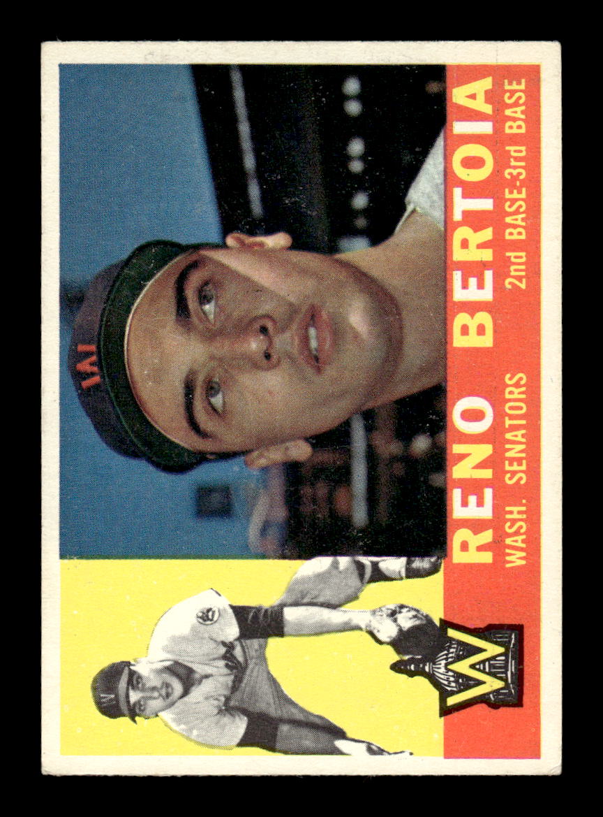 1960 Topps #297 Reno Bertoia Washington Senators EXMT KC10008928
