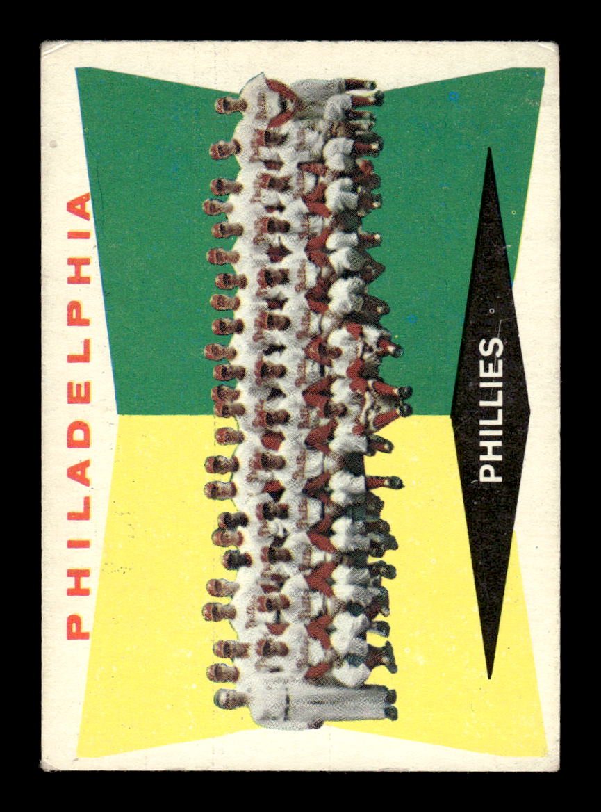 1960 Topps #302 Philadelphia Phillies Philadelphia Phillies EX KC10008931
