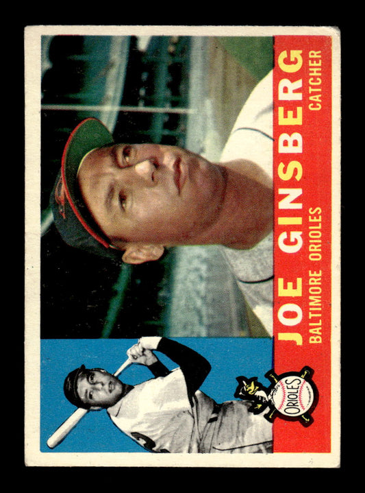 1960 Topps #304 Joe Ginsberg Baltimore Orioles EX KC10008932