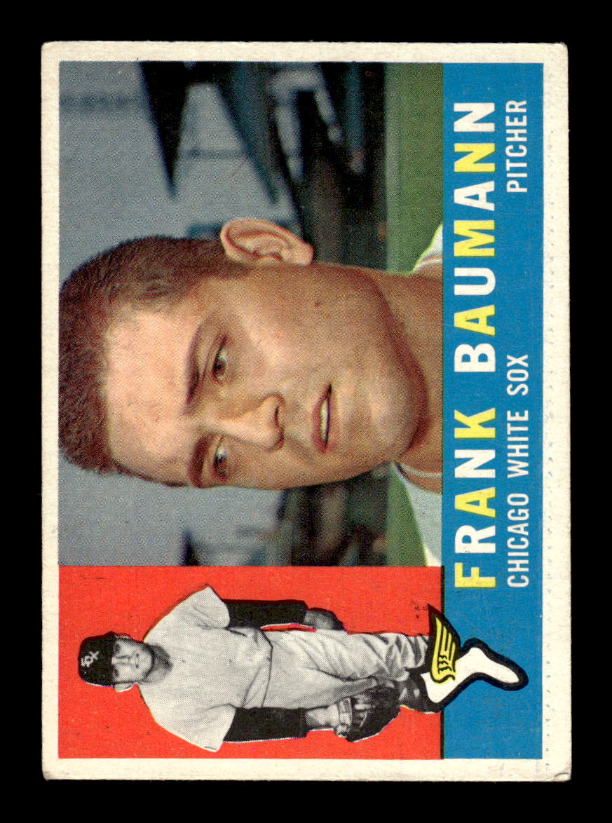 1960 Topps #306 Frank Baumann Chicago White Sox EX KC10008934