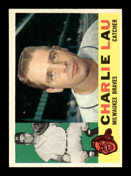 1960 Topps #312 Charlie Lau Milwaukee Braves EXMT KC10008939