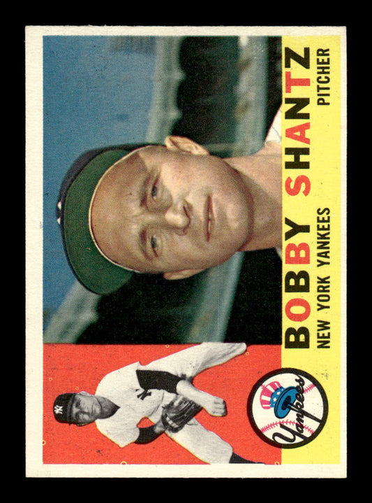 1960 Topps #315 Bobby Shantz New York Yankees EXMT KC10008942