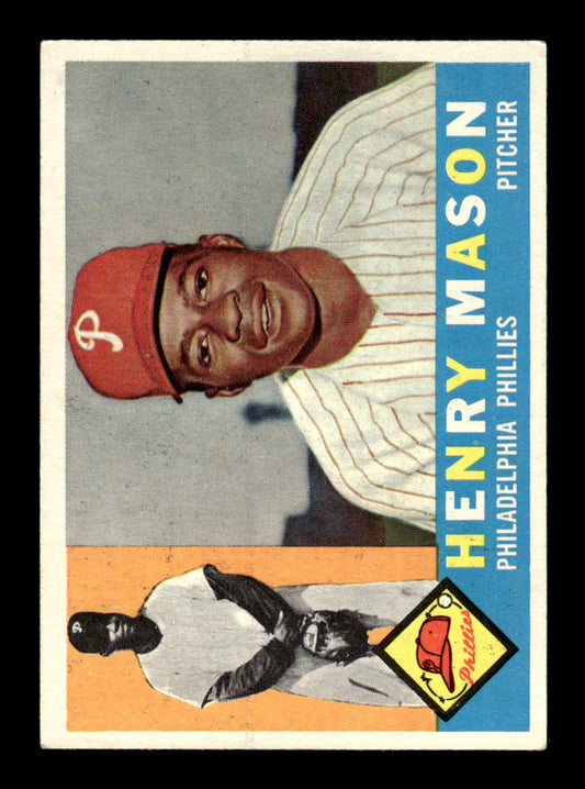 1960 Topps #331 Henry Mason Philadelphia Phillies EXMT KC10008953