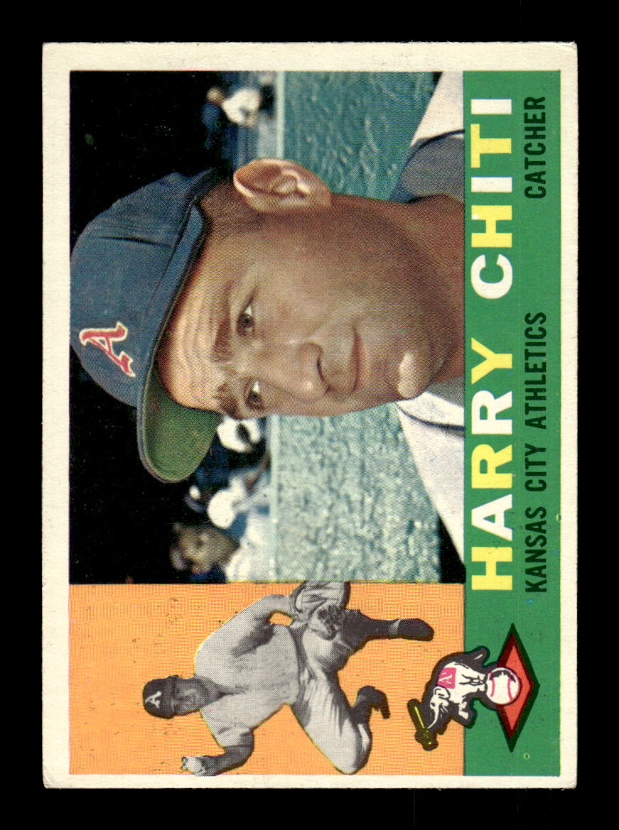 1960 Topps #339 Harry Chiti Kansas City Athletics EXMT KC10008959