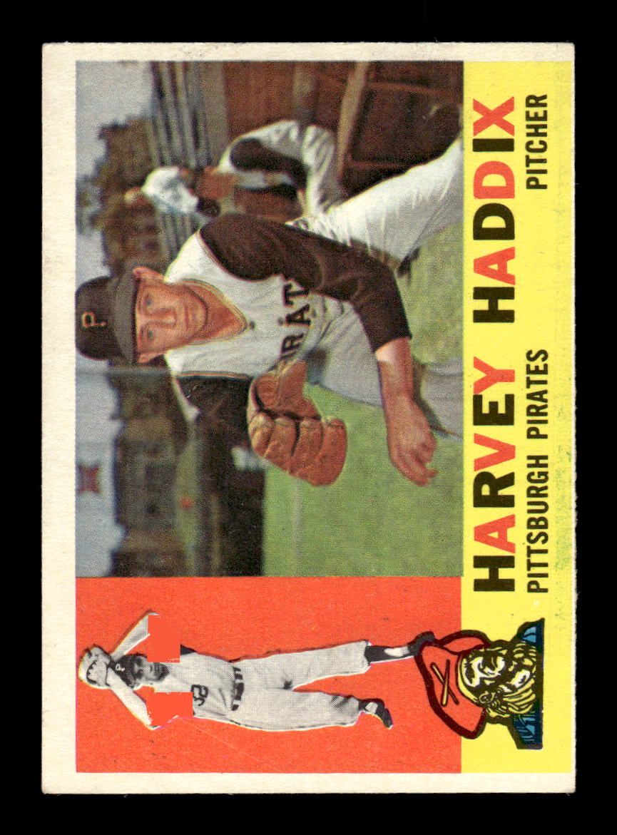 1960 Topps #340 Harvey Haddix Pittsburgh Pirates EXMT KC10008960