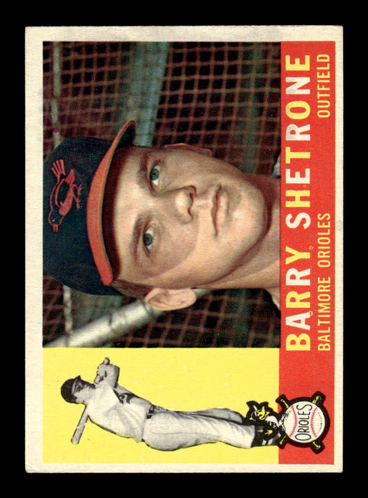 1960 Topps #348 Barry Shetrone Baltimore Orioles EXMT KC10008963
