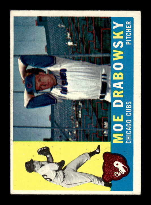1960 Topps #349 Moe Drabowsky Chicago Cubs EXMT KC10008964