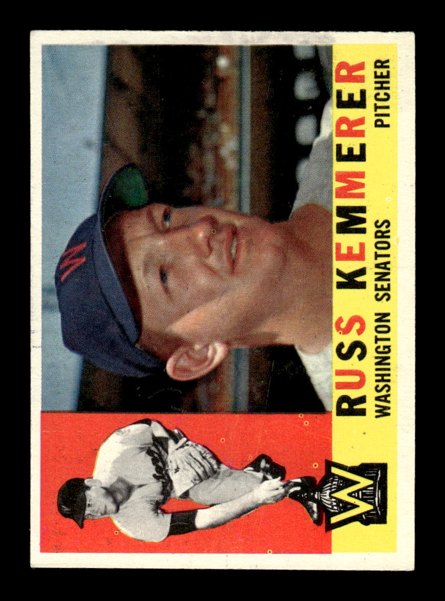 1960 Topps #362 Russ Kemmerer Washington Senators EXMT KC10008971