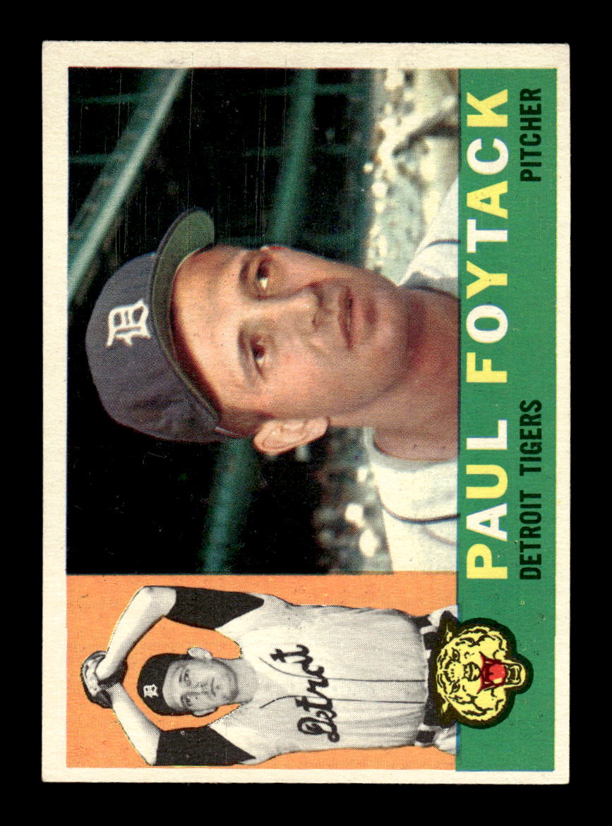 1960 Topps #364 Paul Foytack Detroit Tigers EXMT KC10008972