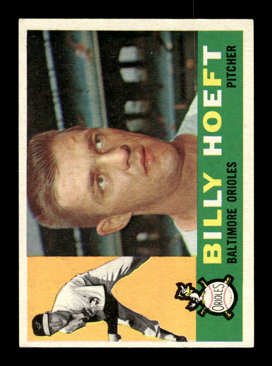 1960 Topps #369 Billy Hoeft Baltimore Orioles EXMT KC10008976
