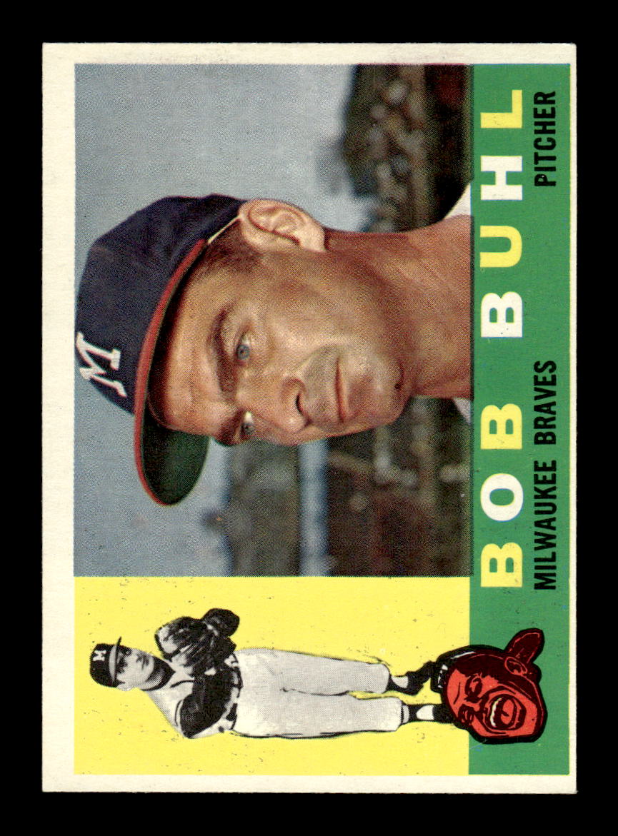 1960 Topps #374 Bob Buhl Milwaukee Braves EXMT KC10008981