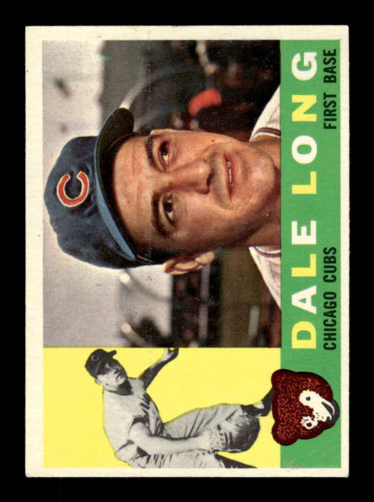 1960 Topps #375a Dale Long Chicago Cubs EXMT KC10008982