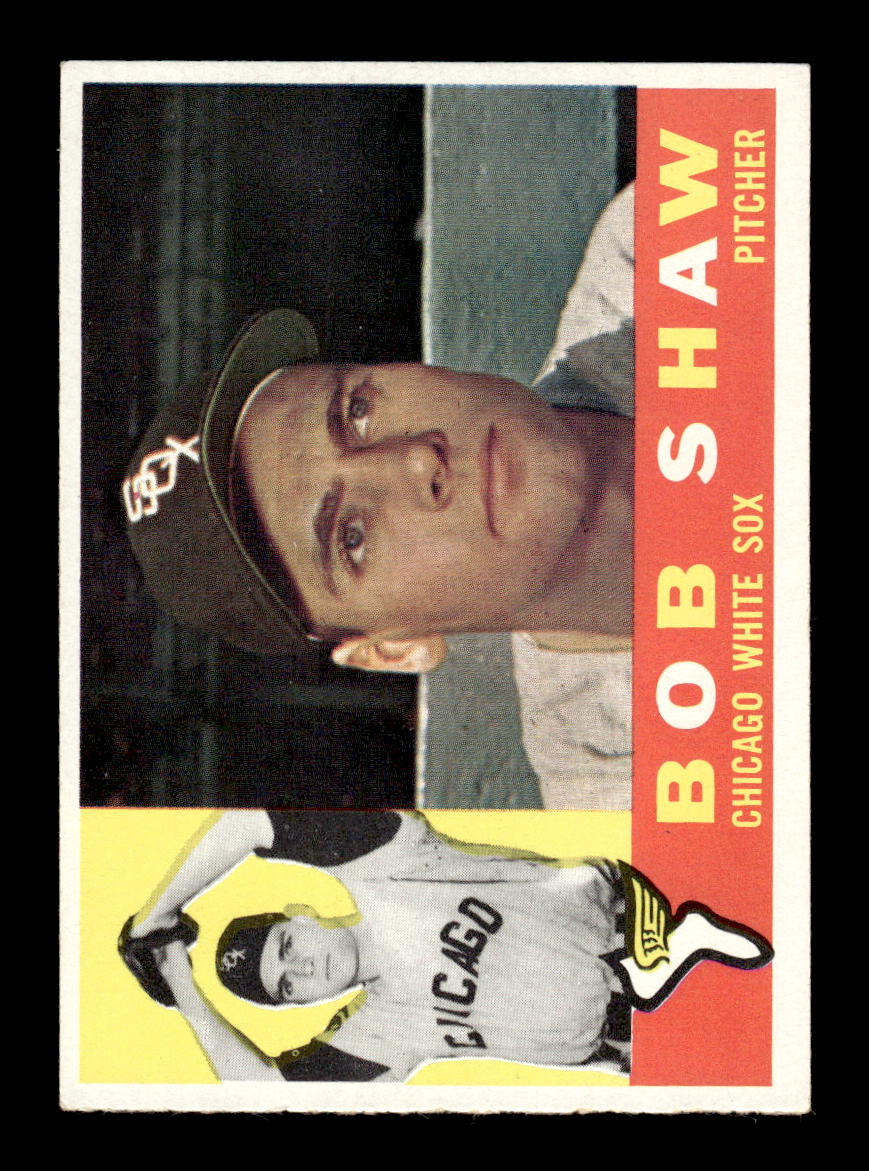 1960 Topps #380a Bob Shaw Chicago White Sox EXMT KC10008985