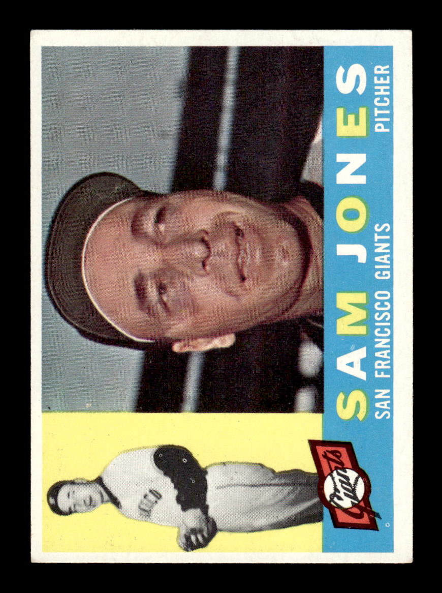 1960 Topps #410b Sam Jones San Francisco Giants EXMT KC10009003