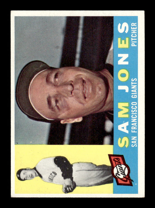 1960 Topps #410b Sam Jones San Francisco Giants EXMT KC10009003