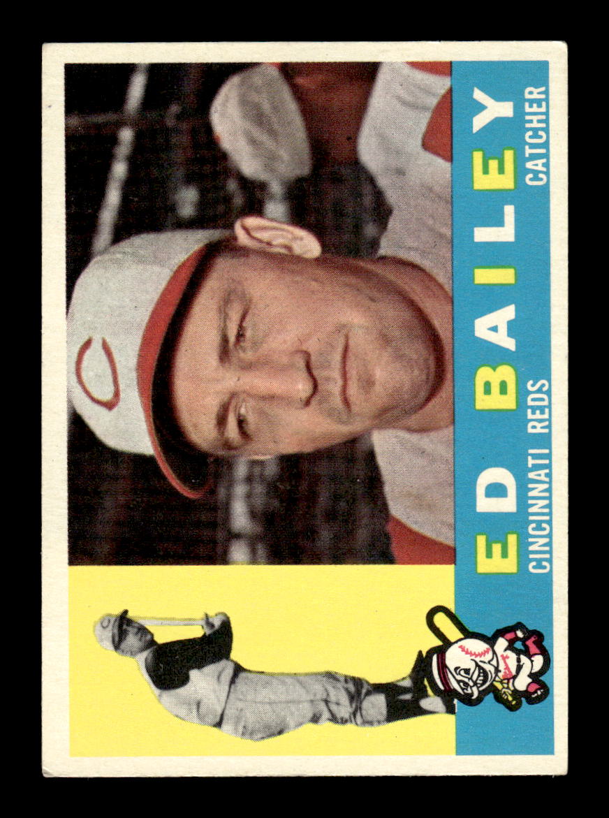 1960 Topps #411a Ed Bailey Cincinnati Reds EXMT KC10009004