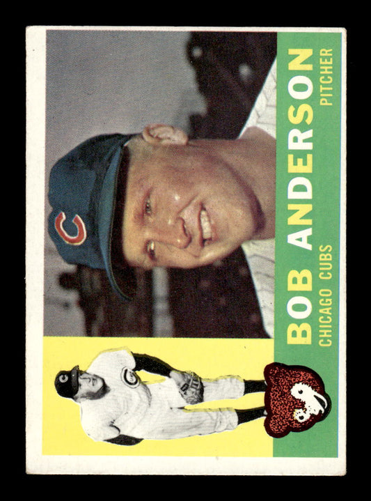 1960 Topps #412b Bob Anderson Chicago Cubs EXMT KC10009005