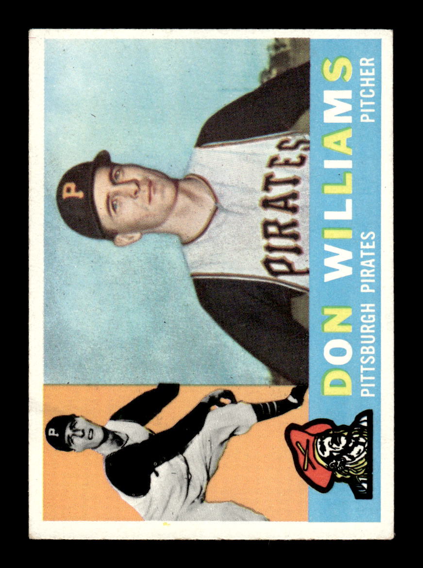 1960 Topps #414a Don Williams Pittsburgh Pirates EXMT KC10009007