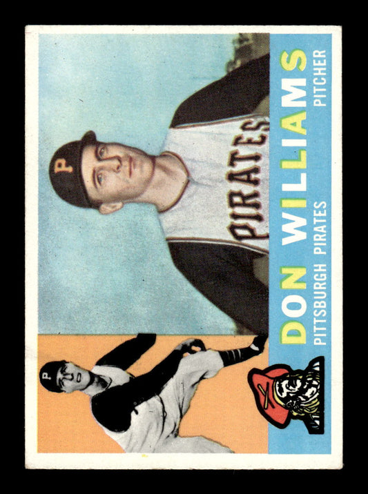 1960 Topps #414a Don Williams Pittsburgh Pirates EXMT KC10009007