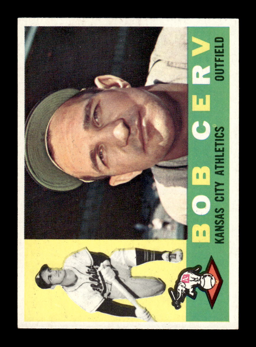 1960 Topps #415b Bob Cerv Kansas City Athletics EXMT KC10009008