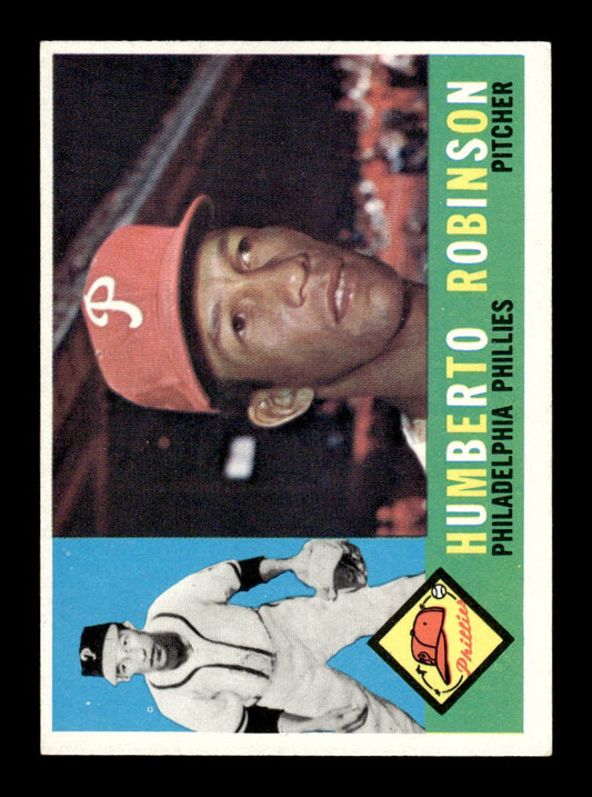 1960 Topps #416b Humberto Robinson Philadelphia Phillies EXMT KC10009009