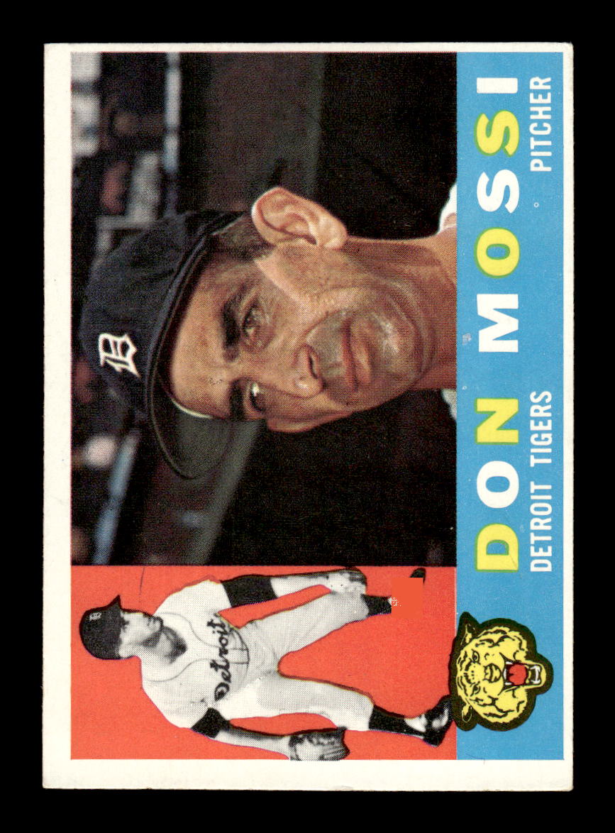 1960 Topps #418a Don Mossi Detroit Tigers EXMT KC10009010