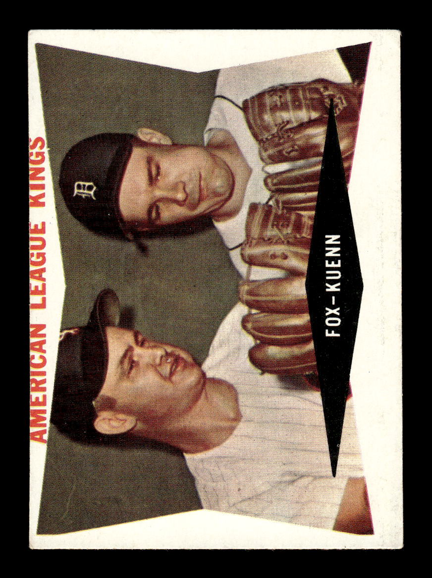 1960 Topps #429b American League Kings Nellie Fox Harvey Kuenn EXMT KC10009016