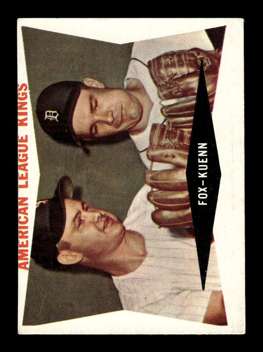 1960 Topps #429b American League Kings Nellie Fox Harvey Kuenn EXMT KC10009016