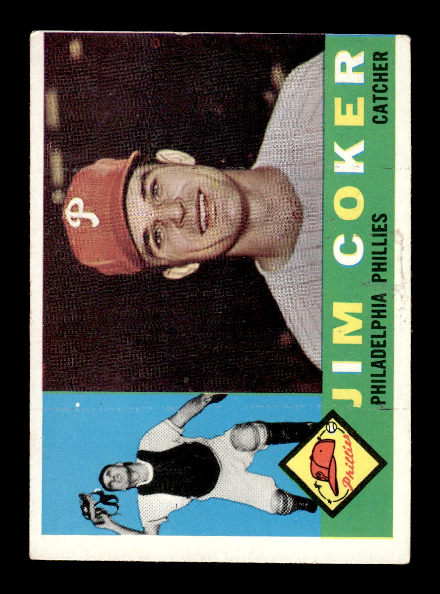 1960 Topps #438b Jim Coker Philadelphia Phillies EXMT KC10009023