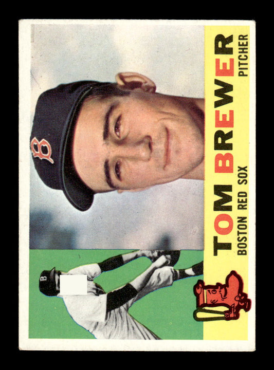 1960 Topps #439a Tom Brewer Boston Red Sox EXMT KC10009024