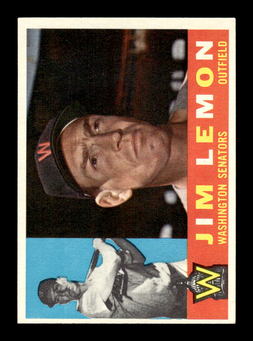 1960 Topps #440b Jim Lemon Washington Senators EXMT KC10009025