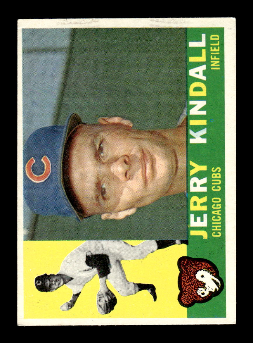 1960 Topps #444 Jerry Kindall Chicago Cubs EXMT KC10009026