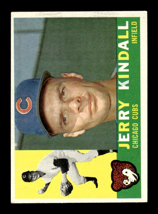 1960 Topps #444 Jerry Kindall Chicago Cubs EXMT KC10009026