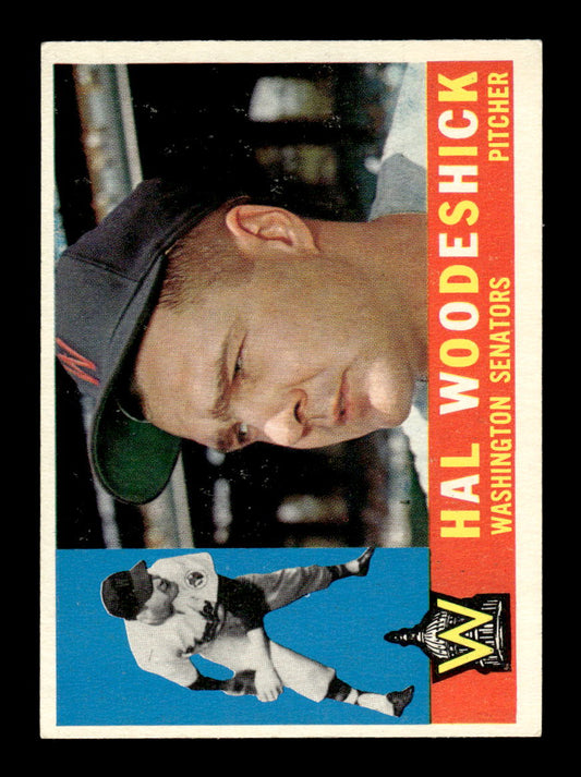 1960 Topps #454 Hal Woodeshick Washington Senators EXMT KC10009031