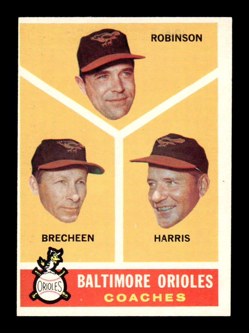 1960 Topps #455 Baltimore Orioles Coaches EXMT KC10009032