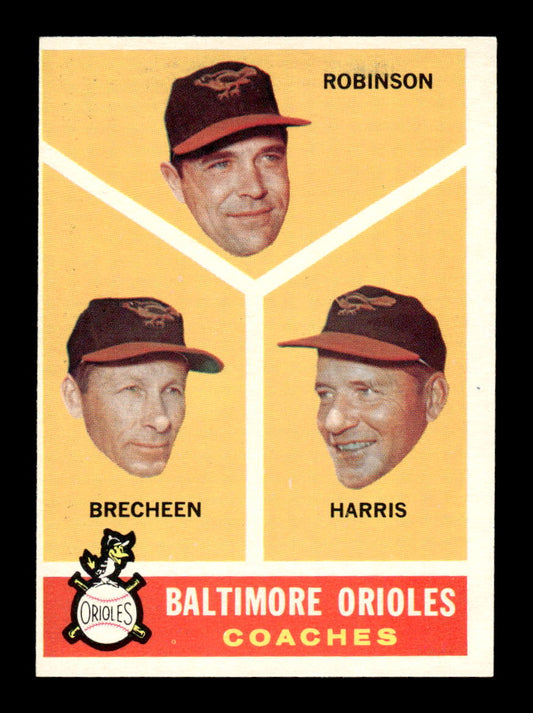 1960 Topps #455 Baltimore Orioles Coaches EXMT KC10009032