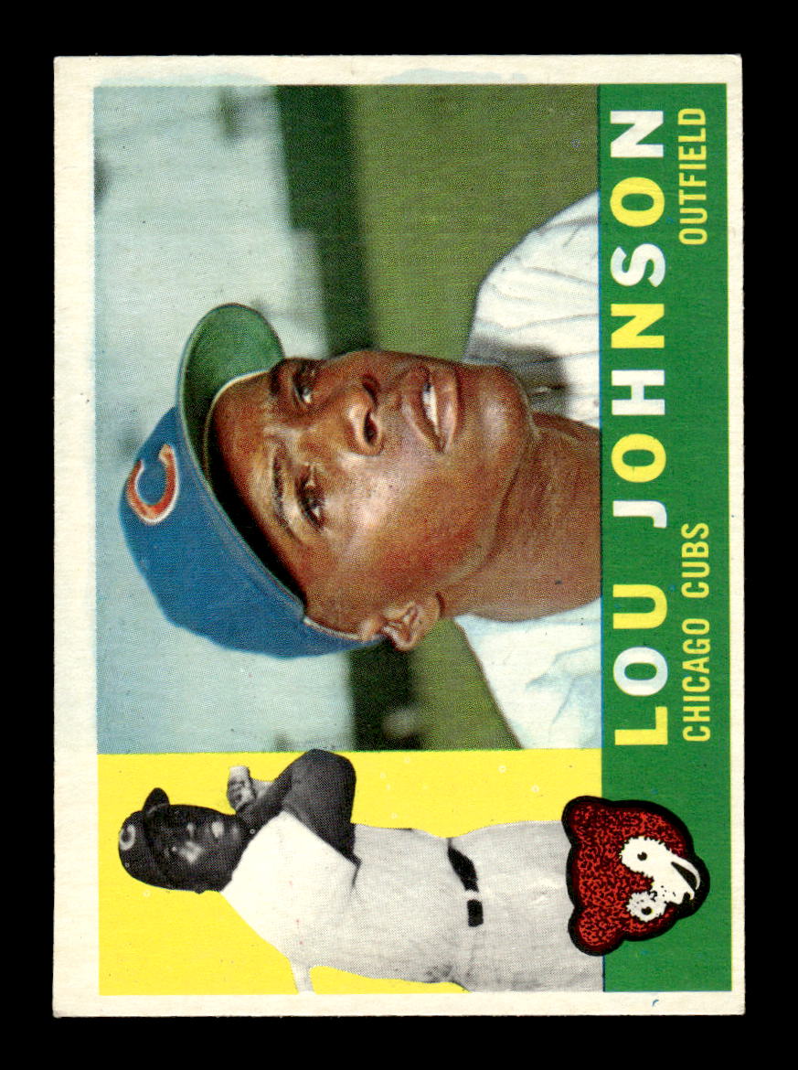 1960 Topps #476 Lou Johnson Chicago Cubs EXMT KC10009043