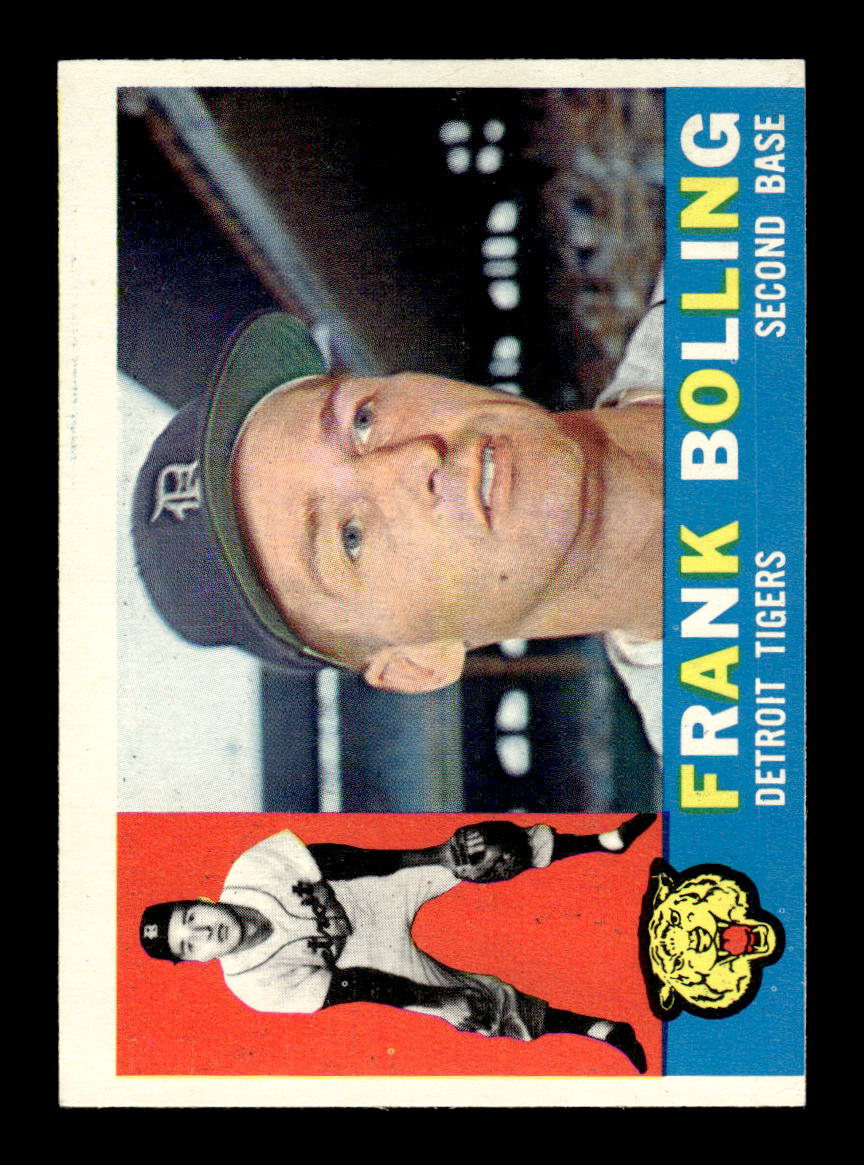 1960 Topps #482 Frank Bolling Detroit Tigers EXMT KC10009046