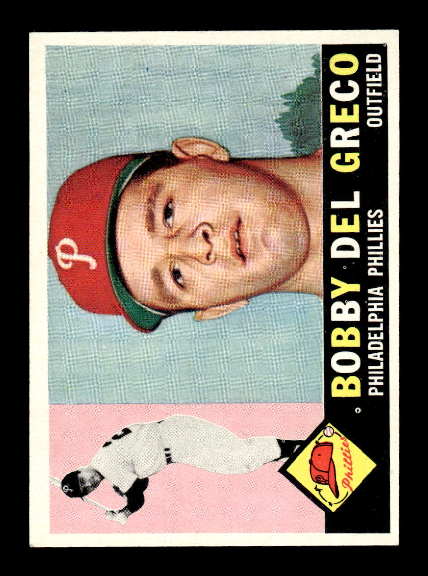 1960 Topps #486 Bobby Del Greco Philadelphia Phillies NMT KC10009049