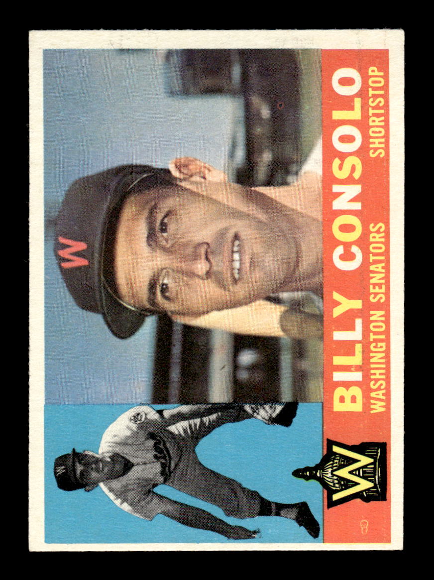 1960 Topps #508 Billy Consolo Washington Senators EXMT KC10009061