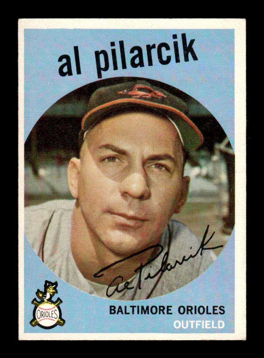 1959 Topps #7 Al Pilarcik Baltimore Orioles EXMT KC10009067