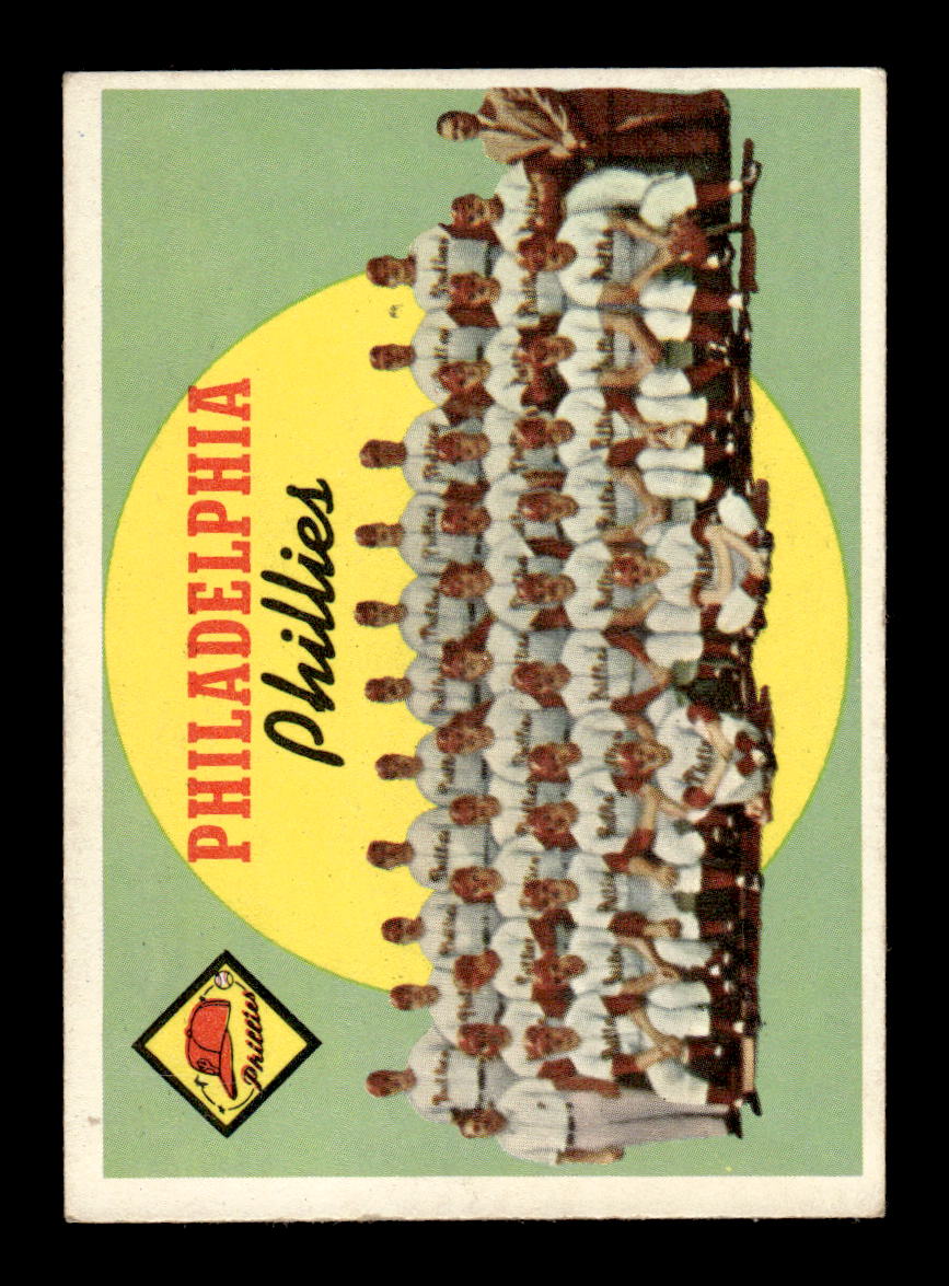 1959 Topps #8 Phillies Team Card EXMT KC10009068